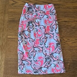 Women’s Coral Paisley Skort